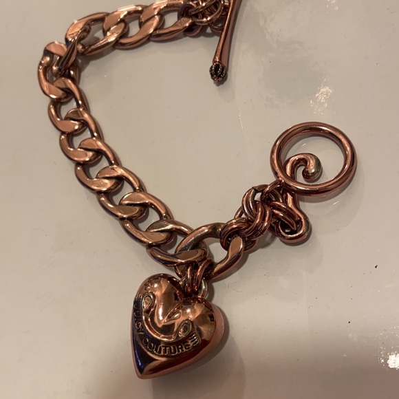 Y2K Juicy Couture PINK CHARM BRACELET NEW BARBIE BARBIECORE RARE HTF PUFF HEART - Picture 11 of 16